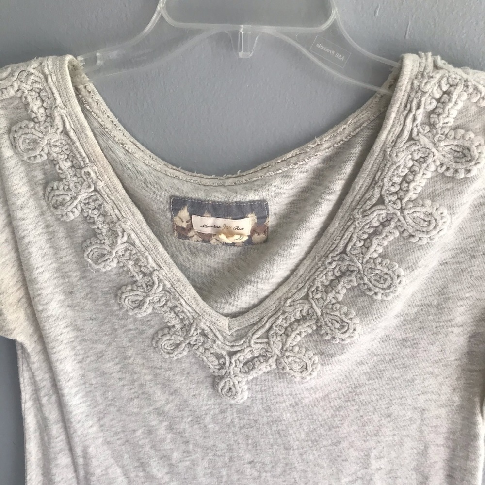 Anthropologie | Embroidered T-Shirt